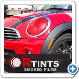 Headlight Tint - Red Smoke