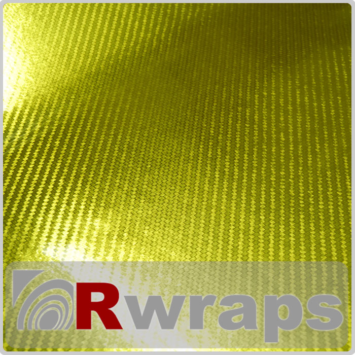 Carbon Fiber Vinyl R3 Yellow